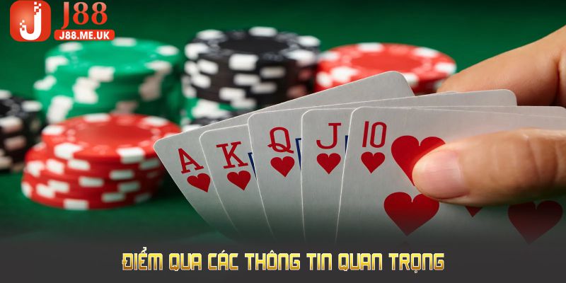 Điểm qua các thông tin quan trọng về sảnh game bài J88